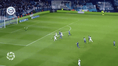 Soccer Game With Lacoste Sign GIF