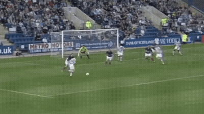Soccer Game With Metro Motors Ad GIF