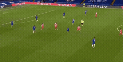 Soccer Game With Nissan Ads On Sidelines GIF