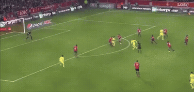 Soccer Game With Pepsi Advertisements GIF