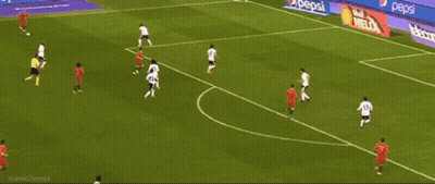 Soccer Game With Pepsi Advertisements GIF