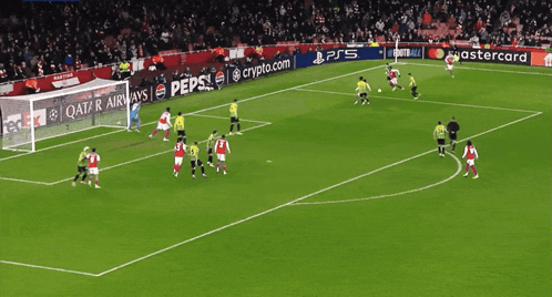 Soccer Game With Pepsi And Qatar Airways GIF