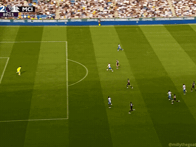 Soccer Game With Score 2 To 1 GIF