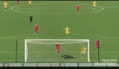 Soccer Game With Toyota Advertisements GIF