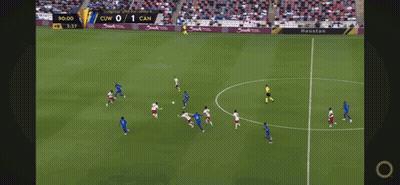 Soccer Game With Welcome To Arabia Banner GIF