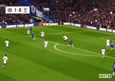 Soccer Game With Yokohama Ads GIF