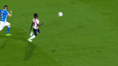 Soccer Goal With Adidas Sign GIF