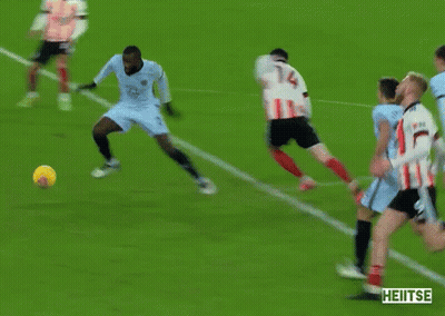 Soccer Goal With FIFA 21 Banner GIF