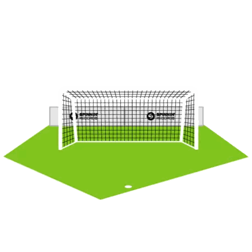 Soccer Goal With Goal Text Sticker