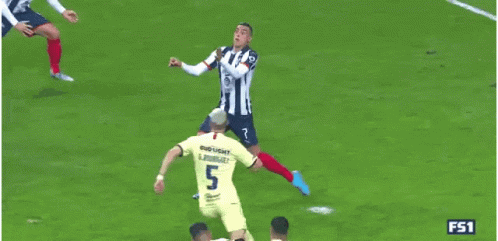 Soccer Goalie Diving for Ball at Liga BBV Sign