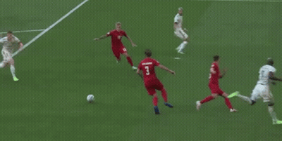 Soccer Goalie Diving To Block Shot GIF