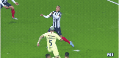 Soccer Goalie Diving To Catch Ball In Front Of Liga BBVI Sign GIF