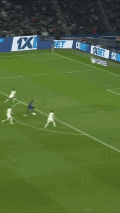 Soccer Goalie In Front Of 1Xbet Banner GIF
