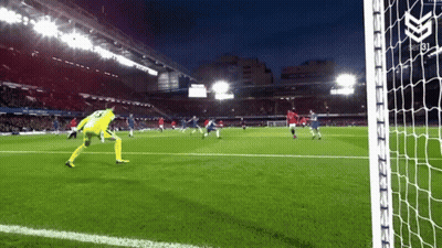 Soccer Goalie Yellow Jersey Number 23 GIF