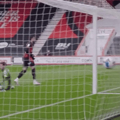 Soccer Goalkeeper Watching Shot GIF