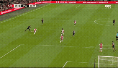 Soccer Match Aja Vs PSV GIF