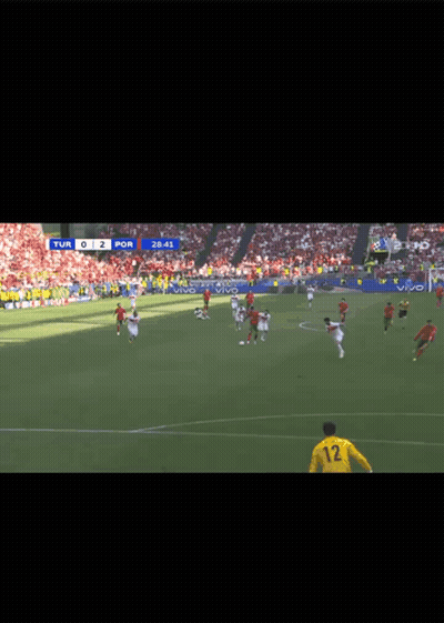 Soccer Match Portugal Leading 2-0 GIF