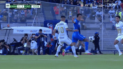 Soccer Match With 1-0 Score GIF