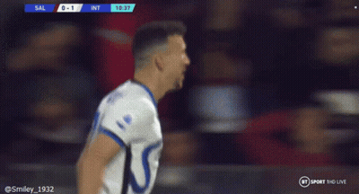 Soccer Player #14 Shaking Hands With Another Player GIF