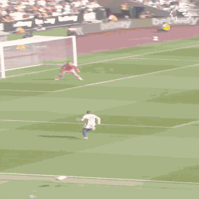 Soccer Player #15 Kicks Ball GIF