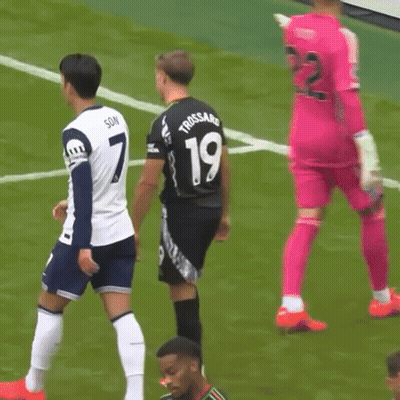 Soccer Player 19 Beside Another Player GIF
