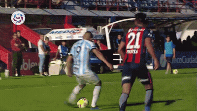Soccer Player 21 Kicks Ball GIF