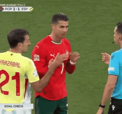 Soccer Player 21 Talking To Another Player GIF