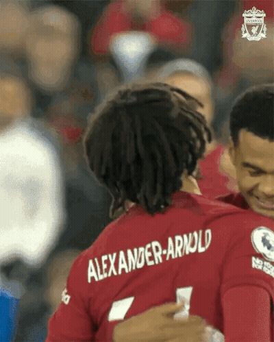 Soccer Player Alexander-Arnold Jersey GIF