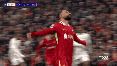 Soccer Player Arms Outstretched GIF