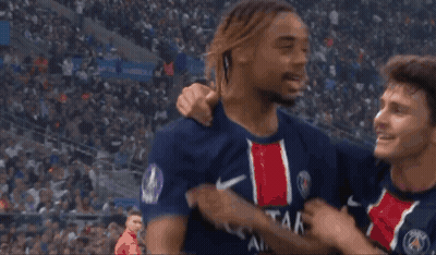 Soccer Player Barcola GIF