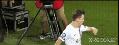 Soccer Player Being Recorded GIF