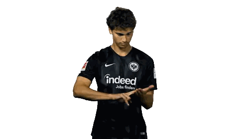 Soccer Player Black Shirt Indeed Sticker
