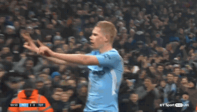 Soccer Player Celebrates Goal BT Sport HD Live GIF