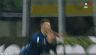 Soccer Player Celebrates Goal With Raised Fist GIF