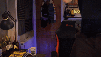 Soccer Player Celebrates Goal With Rakebit Logo GIF