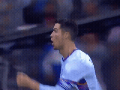 Soccer Player Celebrating Goal GIF