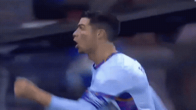 Soccer Player Celebrating Goal GIF