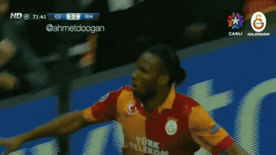 Soccer Player Celebrating Goal GIF