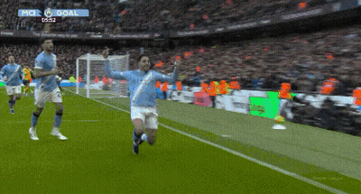 Soccer Player Celebrating Goal GIF
