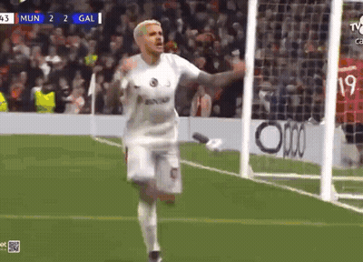 Soccer Player Celebrating Goal Against Mun GIF