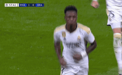 Soccer Player Celebrating Goal GIF