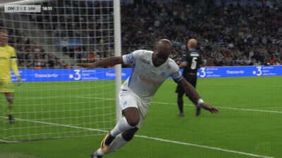Soccer Player Celebrating Goal GIF