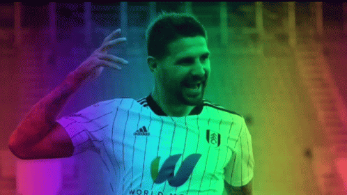 Soccer Player Celebrating Goal In Adidas Jersey GIF