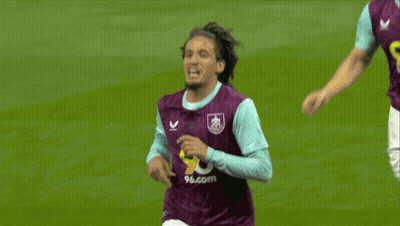 Soccer Player Celebrating Goal In Purple Jersey GIF