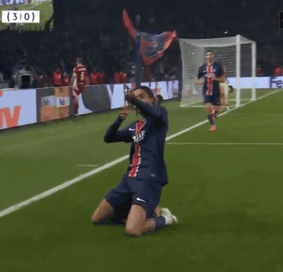 Soccer Player Celebrating Goal Score 310 GIF