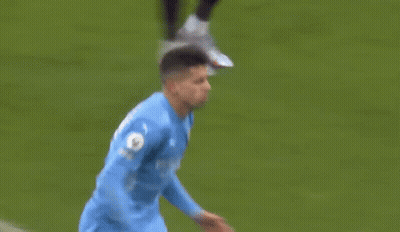 Soccer Player Celebrating Goal With Arms Crossed GIF