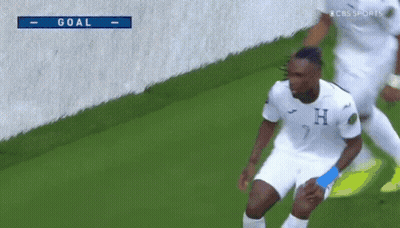 Soccer Player Celebrating Goal With H Jersey GIF