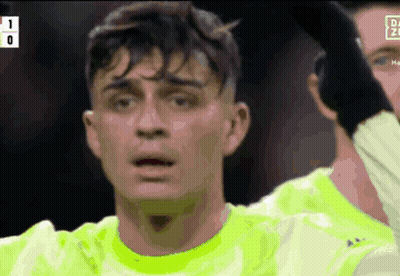 Soccer Player Close Up Score 1 To 0 GIF
