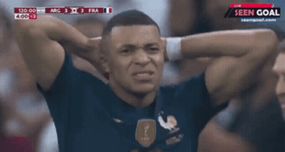 Soccer Player Covering Ears GIF