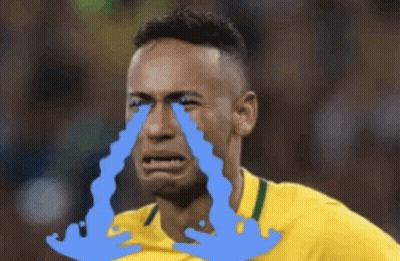 Soccer Player Crying Blue Tears